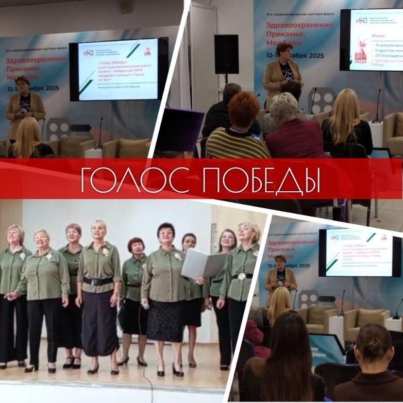 Состоялся отчет о реализации социального проекта «Голос Победы» Состоялся отчет о реализации социального проекта «Голос Победы»